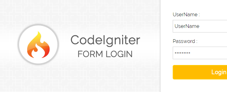 Codeigniter Simple Login Form With Sessions Formget 1004
