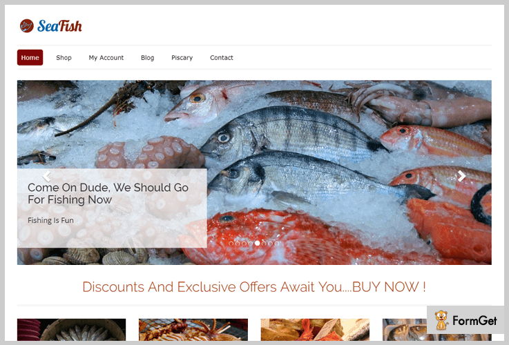 Fishing Shop - WooCommerce WordPress Theme Template