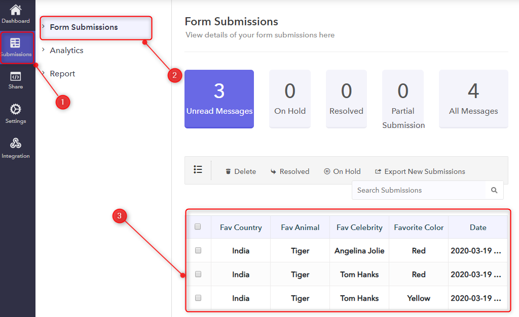 How to cross check google form submissions against a list of id